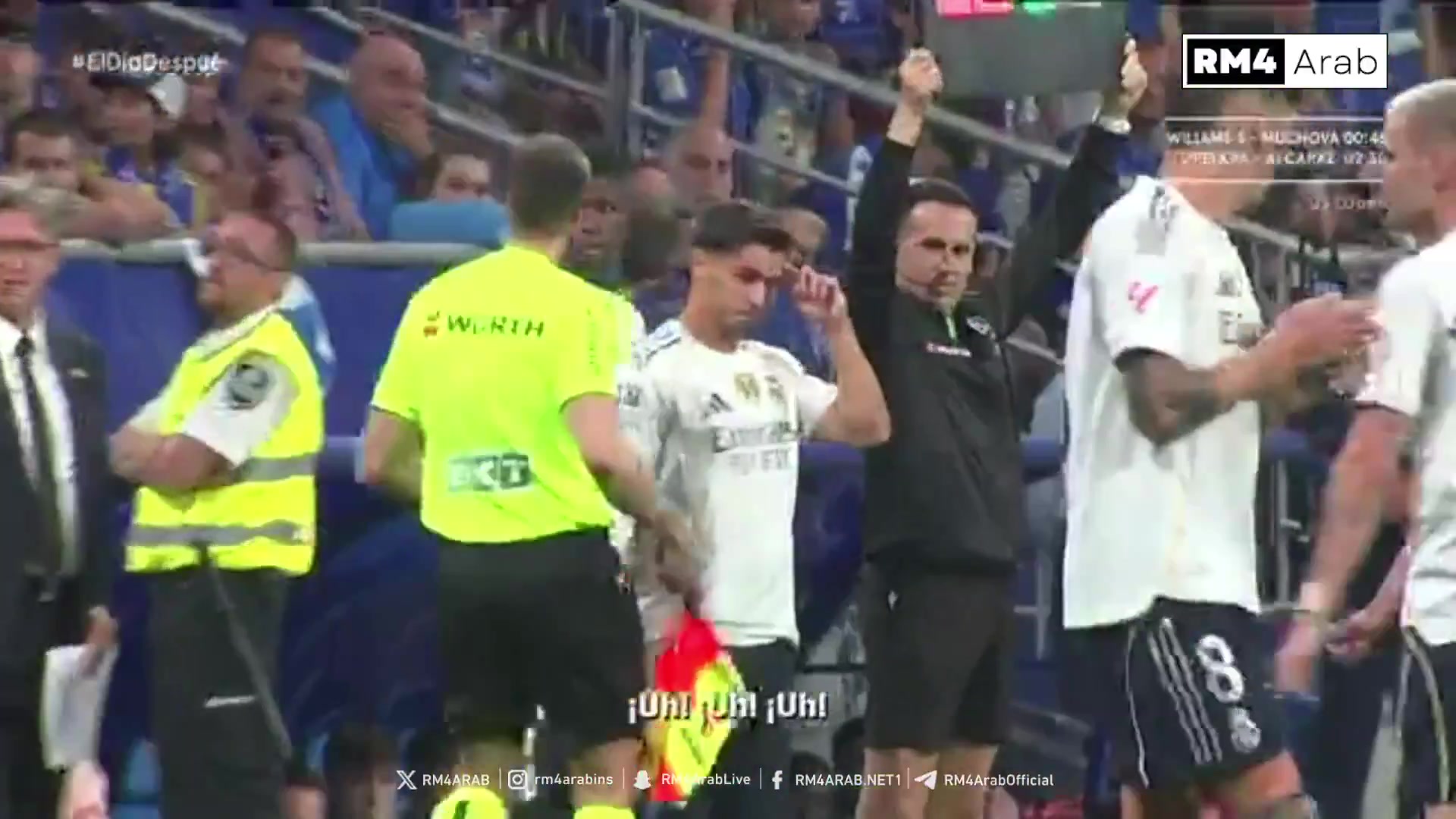 开云体育网址-现场声：姆巴佩滑跪庆祝和维尼修斯替补登场时，球迷模仿猴子叫声